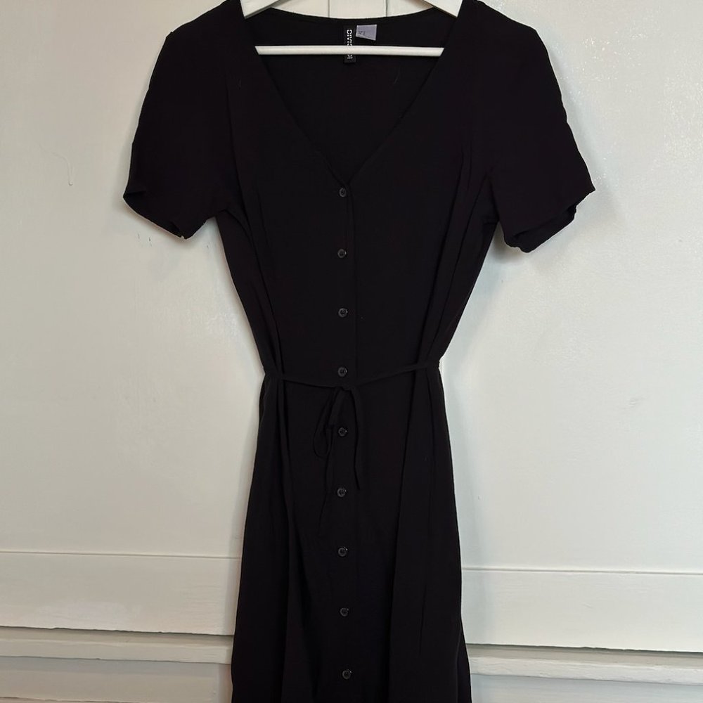 H&M Black Mini Dress in S